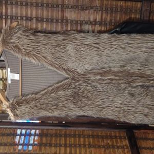Faux fur vest